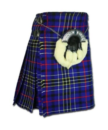 Blue Tartan Modern Kilt