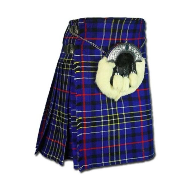 Blue Tartan Modern Kilt