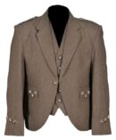 Brown Tweed Argyle Jacket