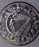 Harp Kilt Scottish Fly Plaid Brooch