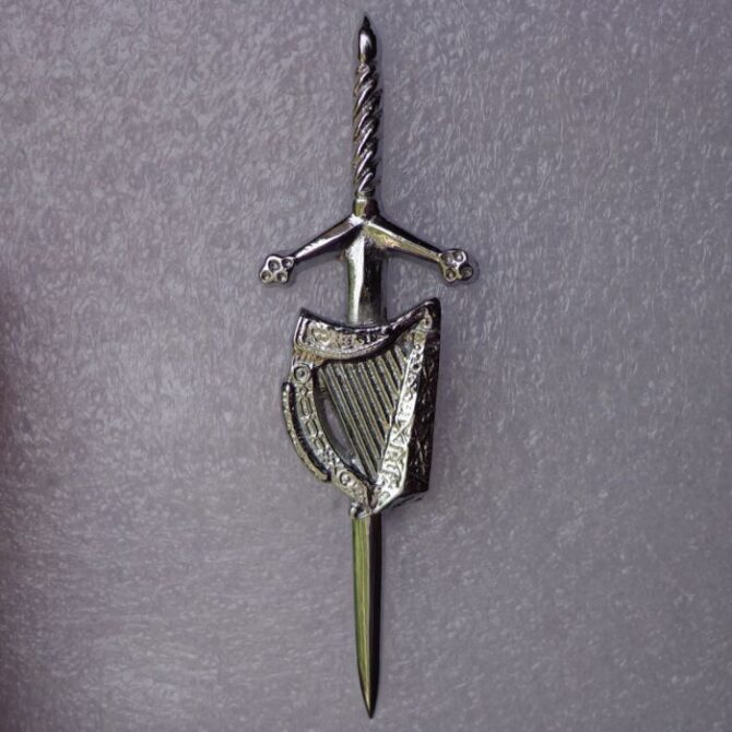 Custom Harp Kilt Pin