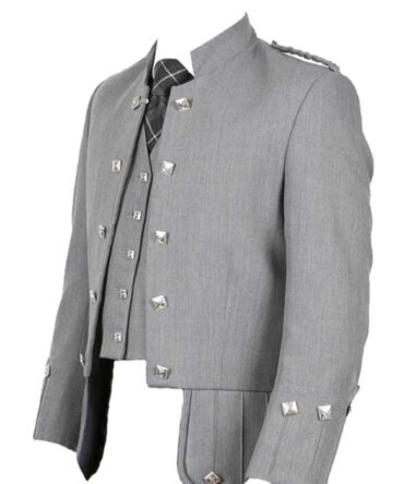 Sheriffmuir Grey Wool Pride Jacket