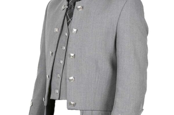 Sheriffmuir Grey Wool Pride Jacket