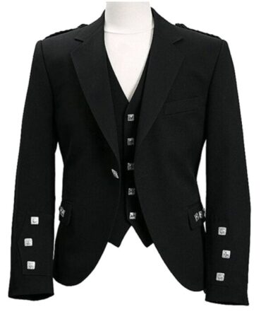 Black Argyle Jacket