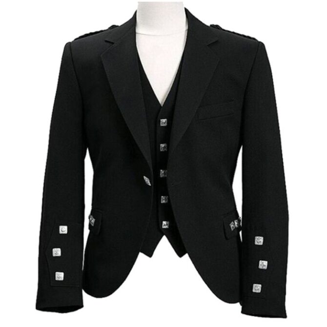 Black Argyle Jacket