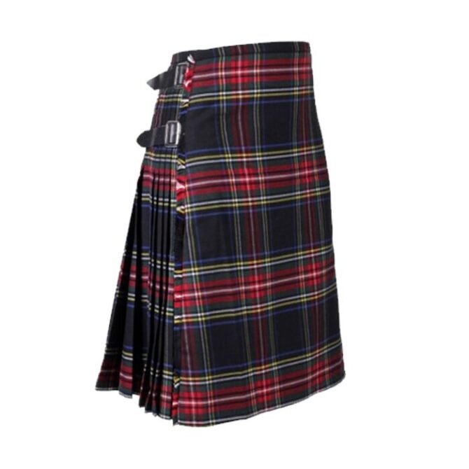 Black Stewart Tartan Kilt