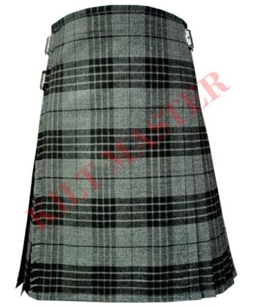 Hamilton Grey Tartan Kilt