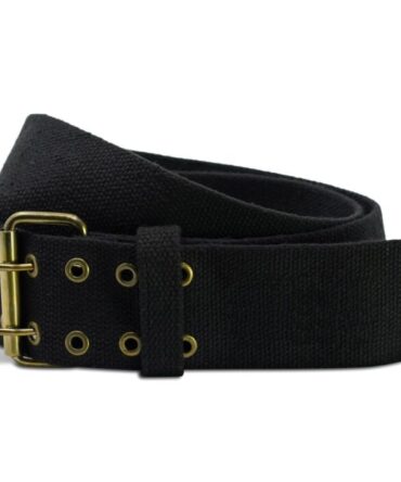 Canvas Black Kilt Belt