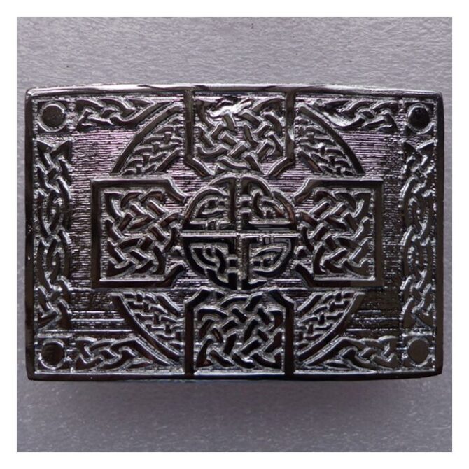 Celtic Cross Knot Kilt Belt Buckle