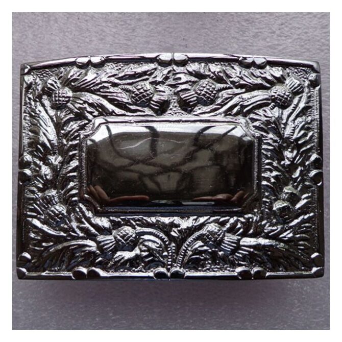 Flower Scottish Kilt Belt Buckle