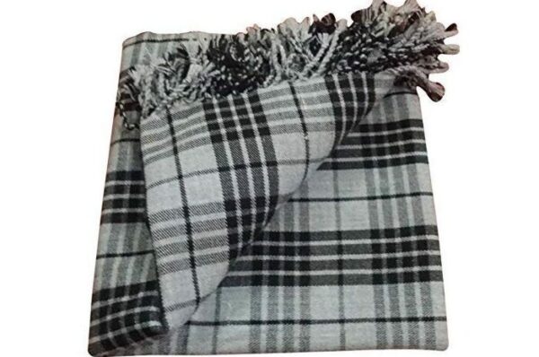 Granite Grey Tartan Fly Plaid