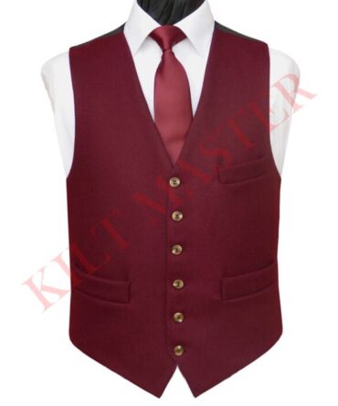 Kilt Vest Maroon