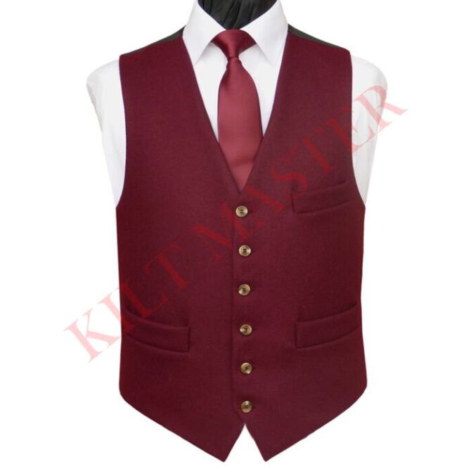 Kilt Vest Maroon