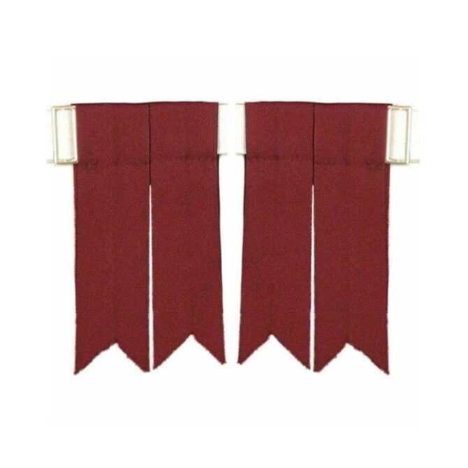 Maroon Kilt Flashes For sale