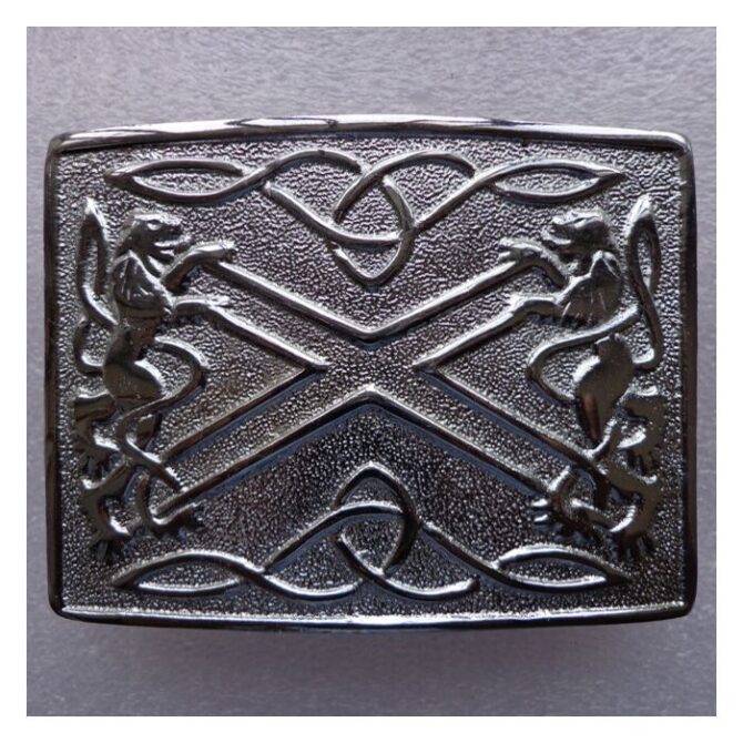 Saltire Belt Buckle for Kilt