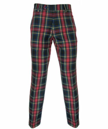 Scottish Black Stewart Tartan Trews