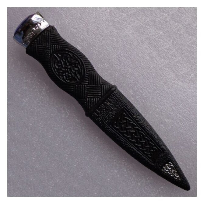 Scottish Stone Head Sgian Dubh