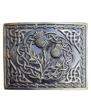 Scottish Thistle Kilt Belt Buckle