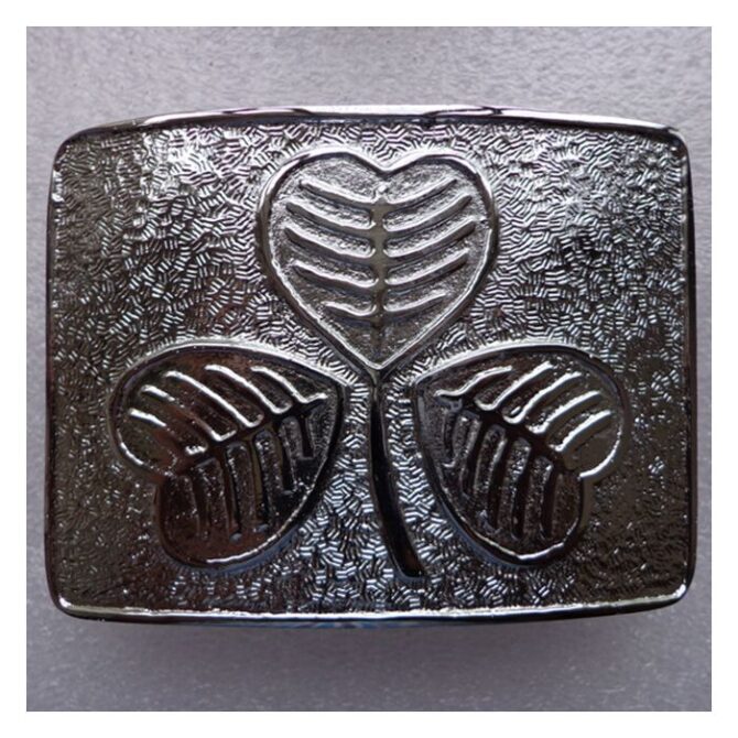 Shamrock Kilt Belt Buckle