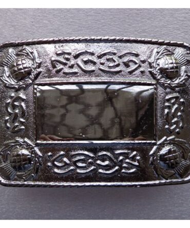 Traditional Thistle Kilt Belt Buckle