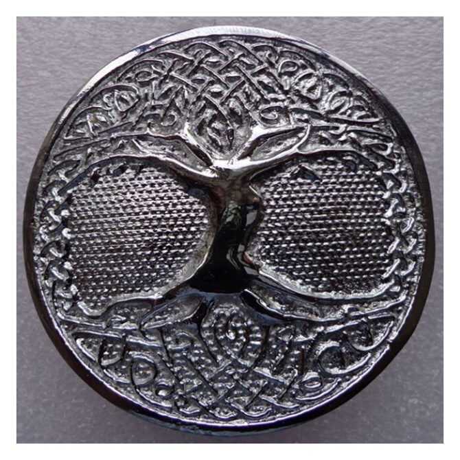 Tree Celtic Round Scottish Belt Buckle