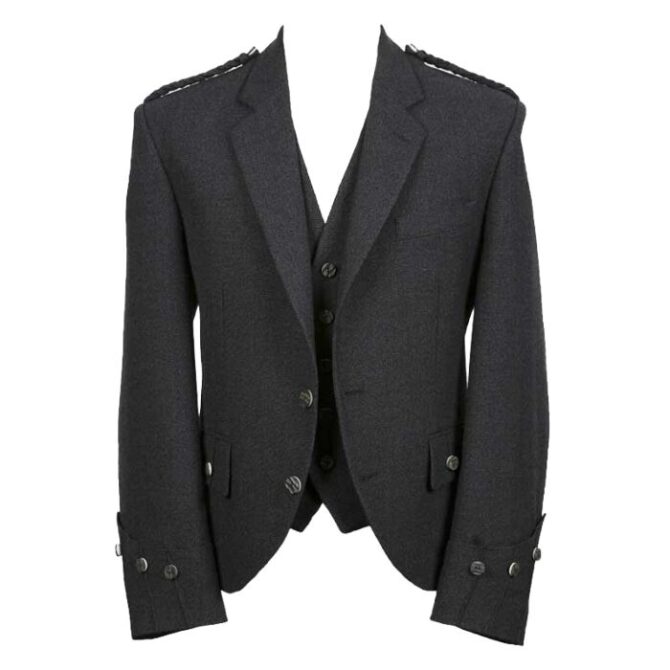 Argyle Blazer Wool Jacket