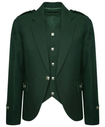 Green Argyll kilt Jacket