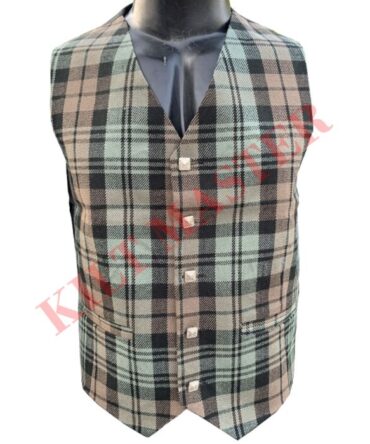 Black Watch Weathered Tartan Vest