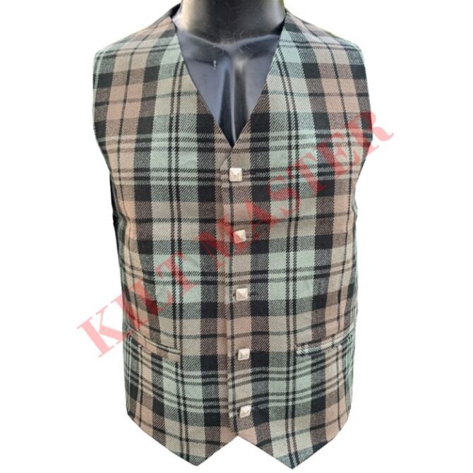 Black Watch Weathered Tartan Vest