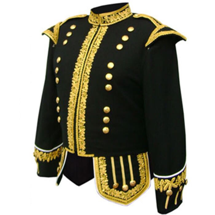 Embroidered Golden Hand Doublet Jacket