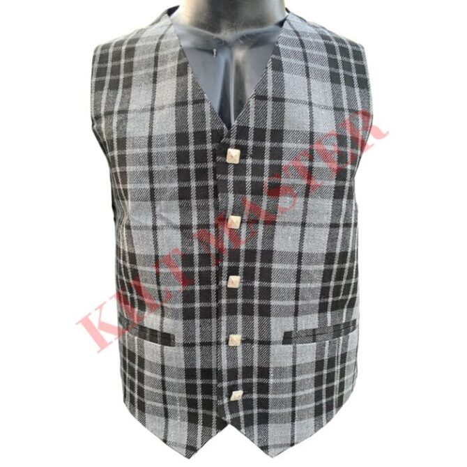 Tartan Grey Watch Vest