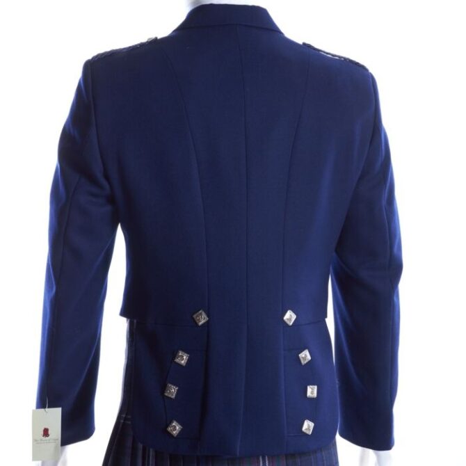 Navy Blue Prince Charlie Jacket With Vest