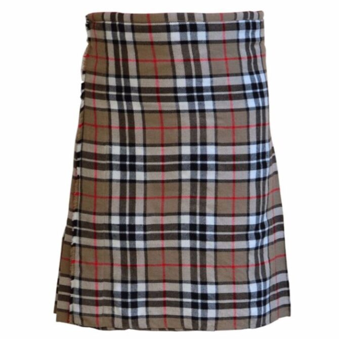 Thompson Camel Tartan Kilt