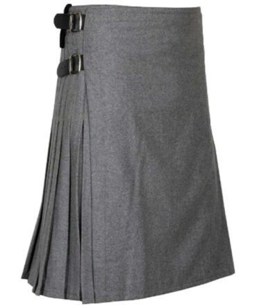 Grey Wool Kilt