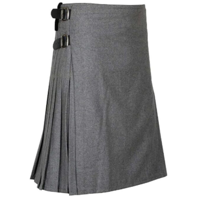 Grey Wool Kilt