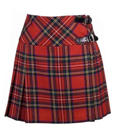 Black Stewart Tartan Skirt