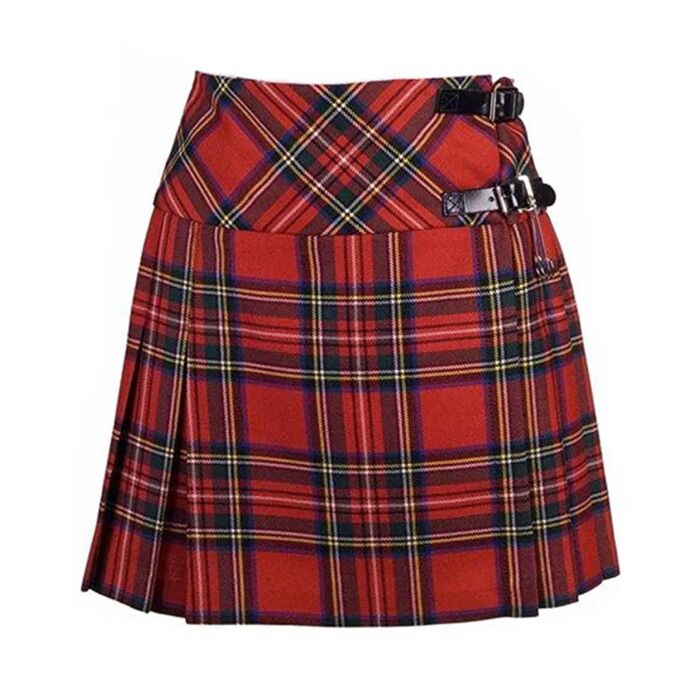 Black Stewart Tartan Skirt