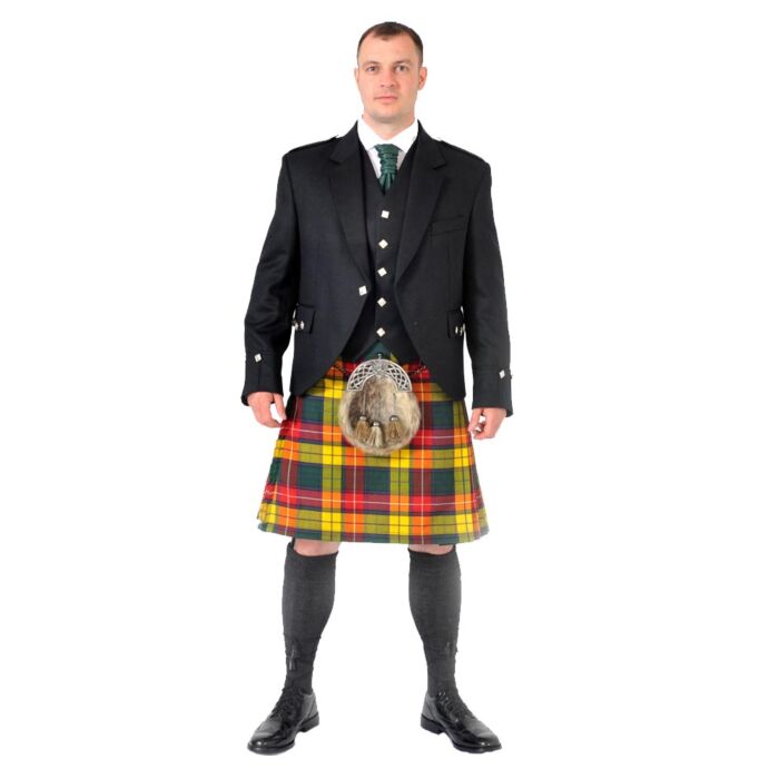 Scottish Pride with the Buchanan Tartan Kilt Outfit