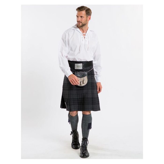 The White Shirt Jacobite Tartan Kilt