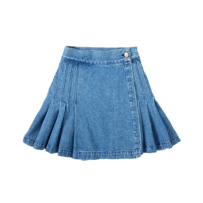 Effortless Elegance: Embrace Versatility with a Blue Denim Skirt