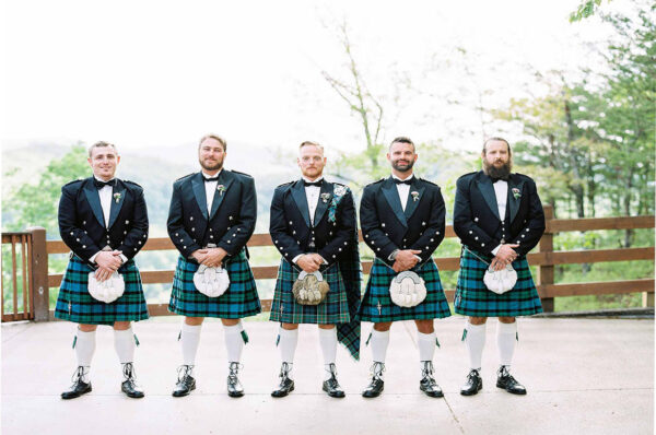 Elegant Kilt Outfit for Weddings