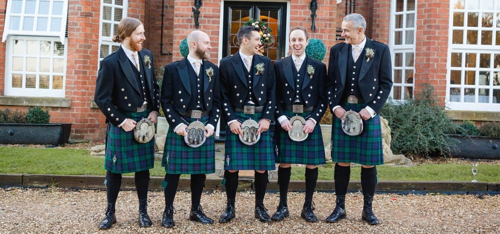 wedding kilt outfit