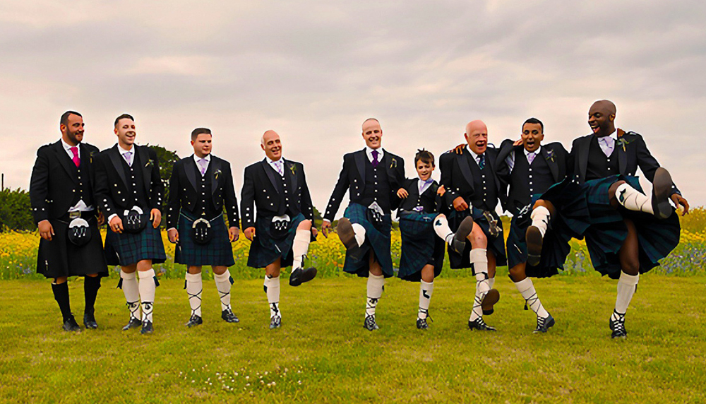 Wedding Kilt oufits