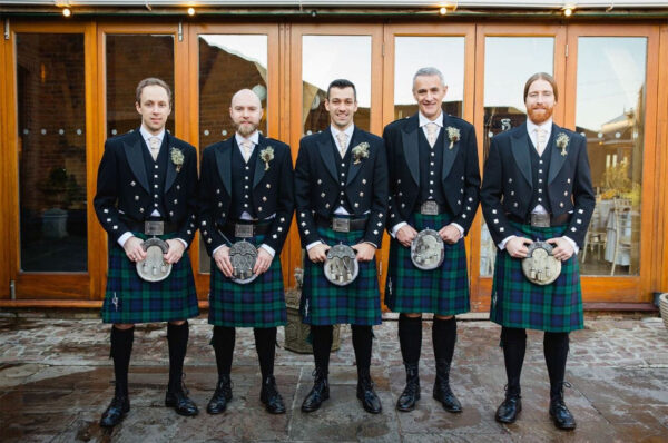 Wedding kilt outfits