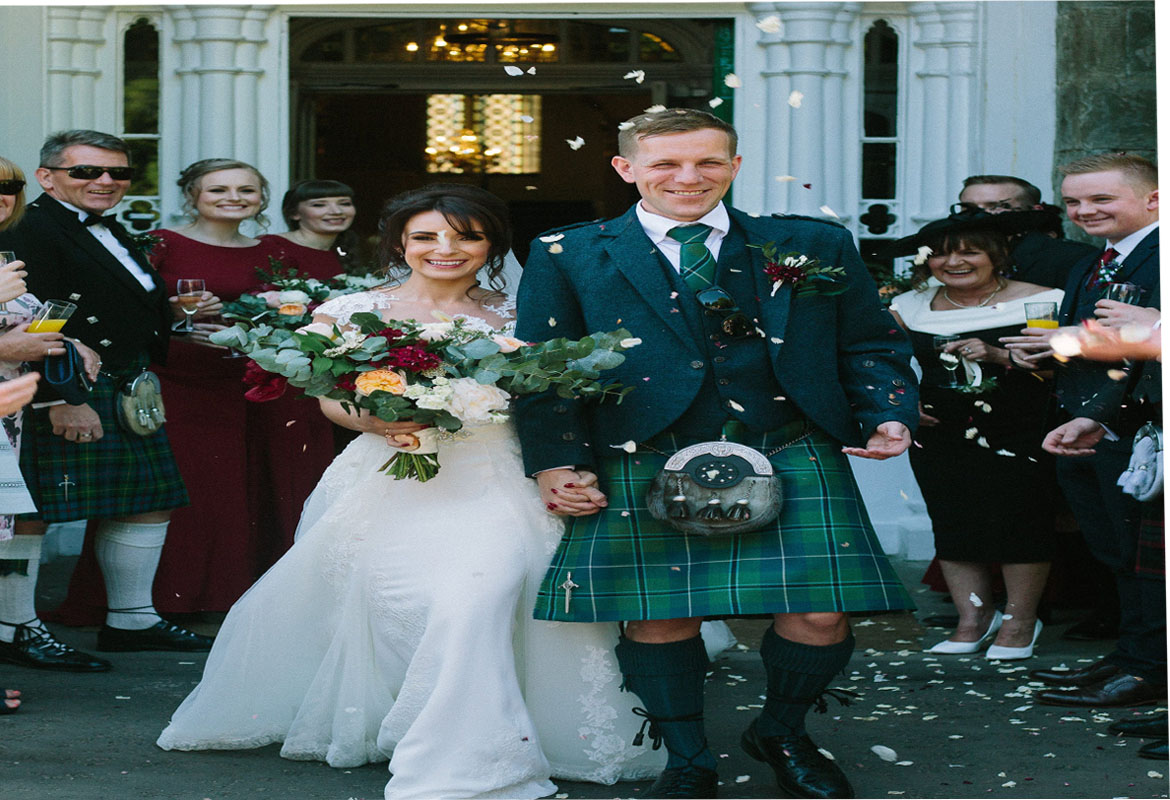 Wedding kilt outfits