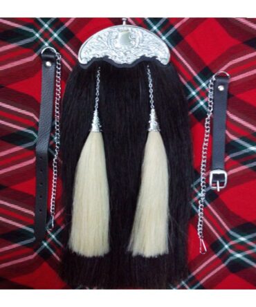 Black Horse Hair Sporran