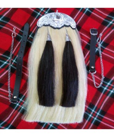 Horse Hair Sporran with Celtic Cantle