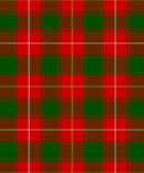 red & green MacFie Tartan kilt
