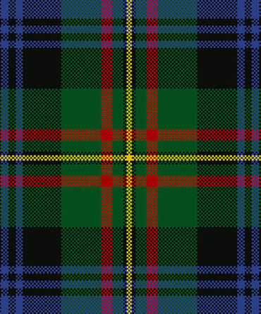 Blue & green maclaren tartan kilt