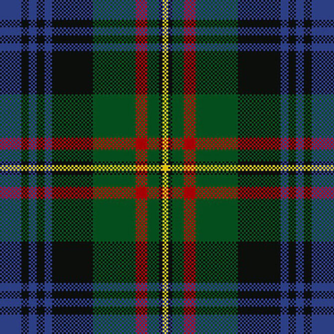 Blue & green maclaren tartan kilt